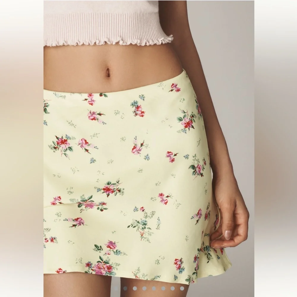 Anthropologie Tilda Slip Mini Skirt - Picture 2 of 3